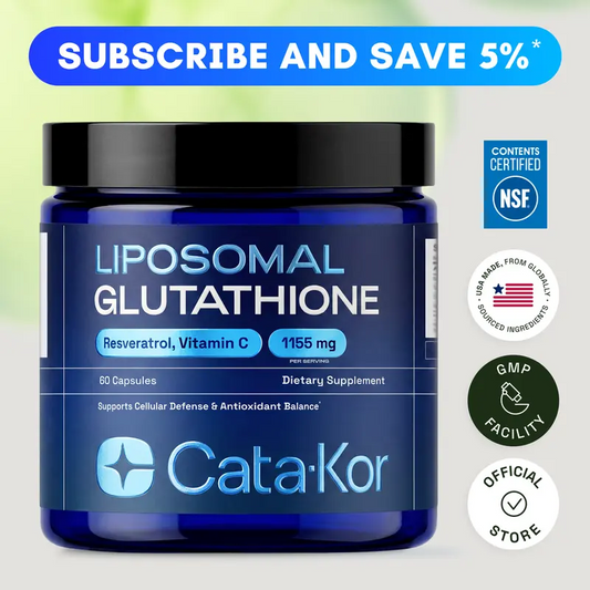 Liposomal Glutathione 1155mg with Vitamin C, Resveratrol, B2 & Selenium